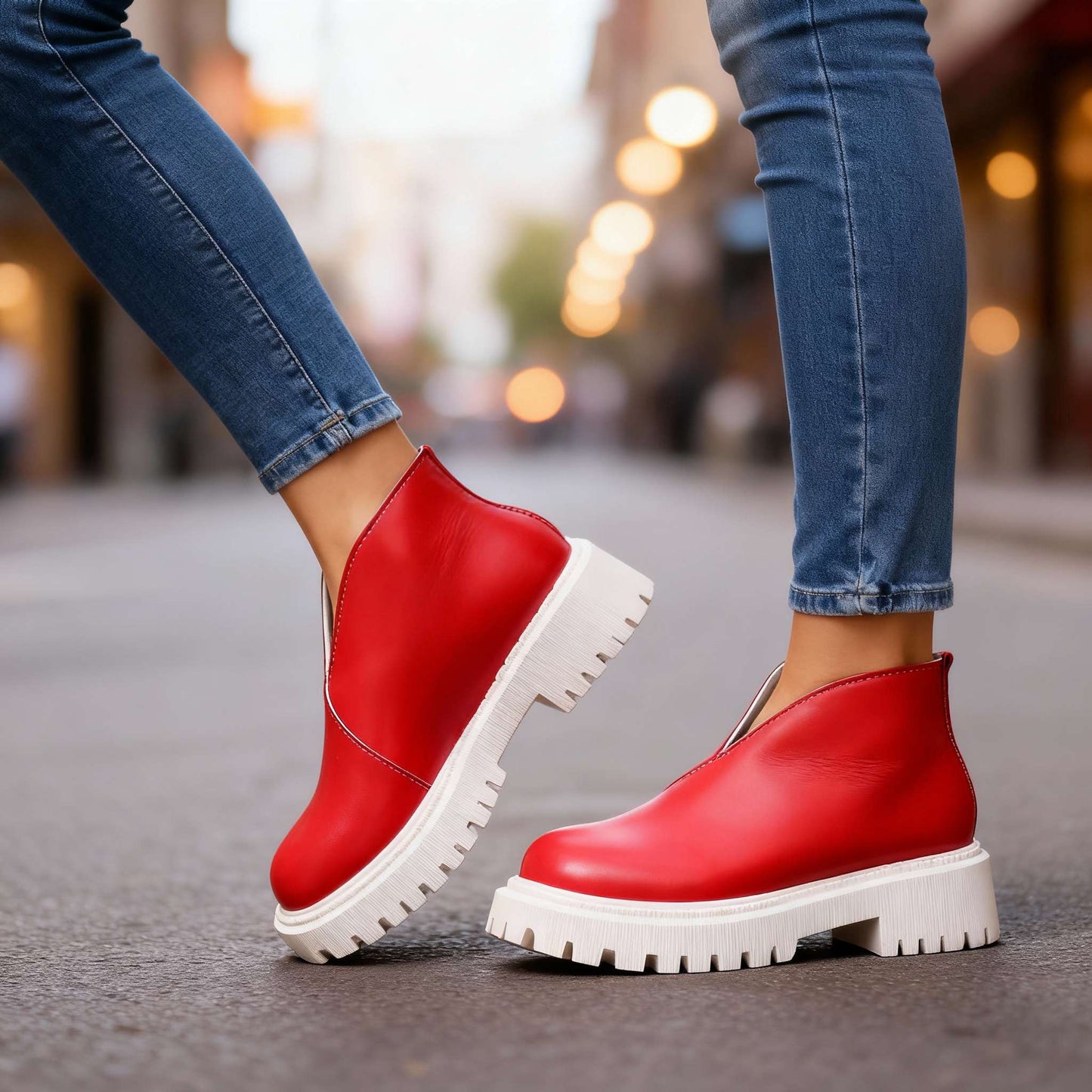 Women's Black Ankle Boots Corvine