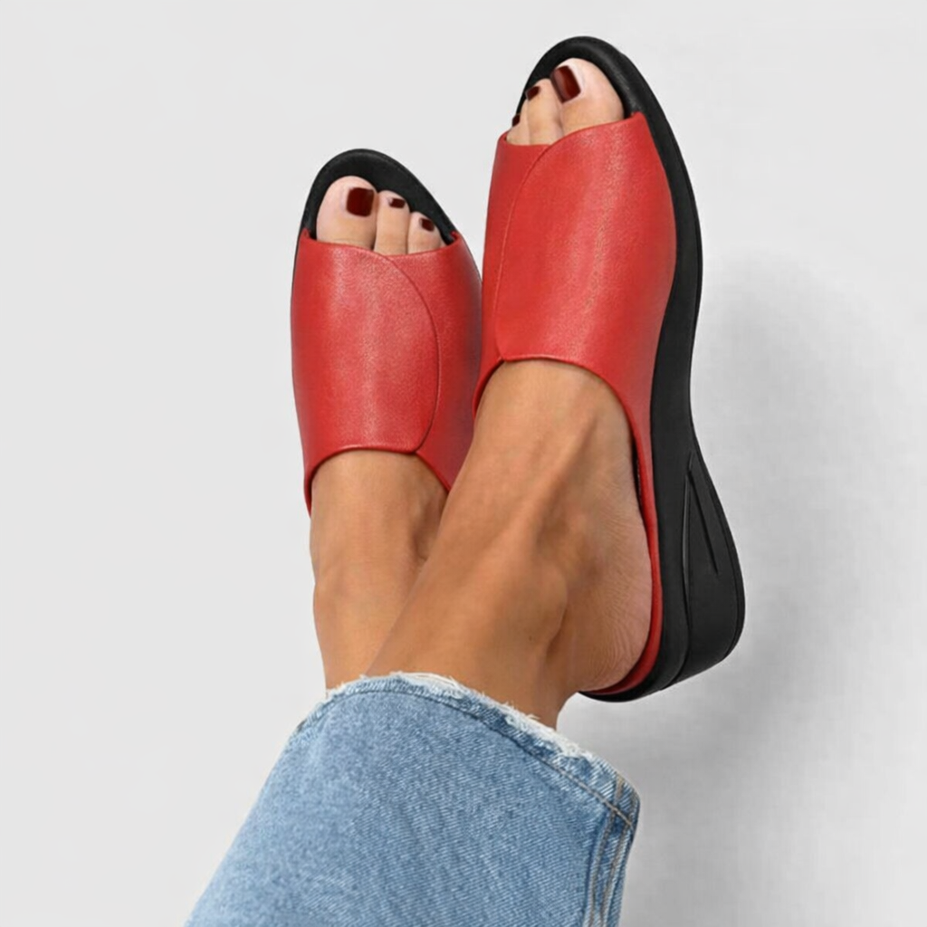 Women's Cushioned Slip-On Wedge Sandals Corvine