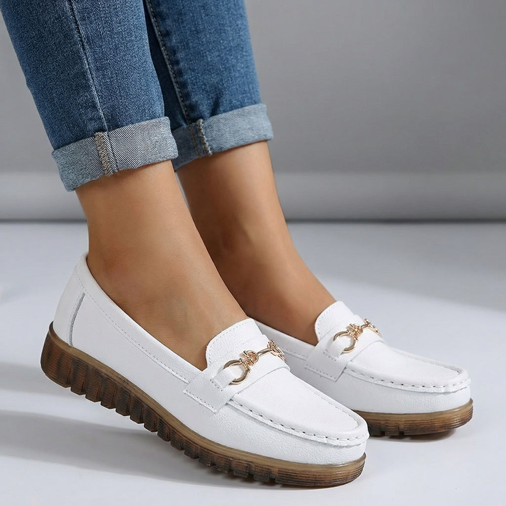 Women's Softly Grained Slip-On Loafers Corvine