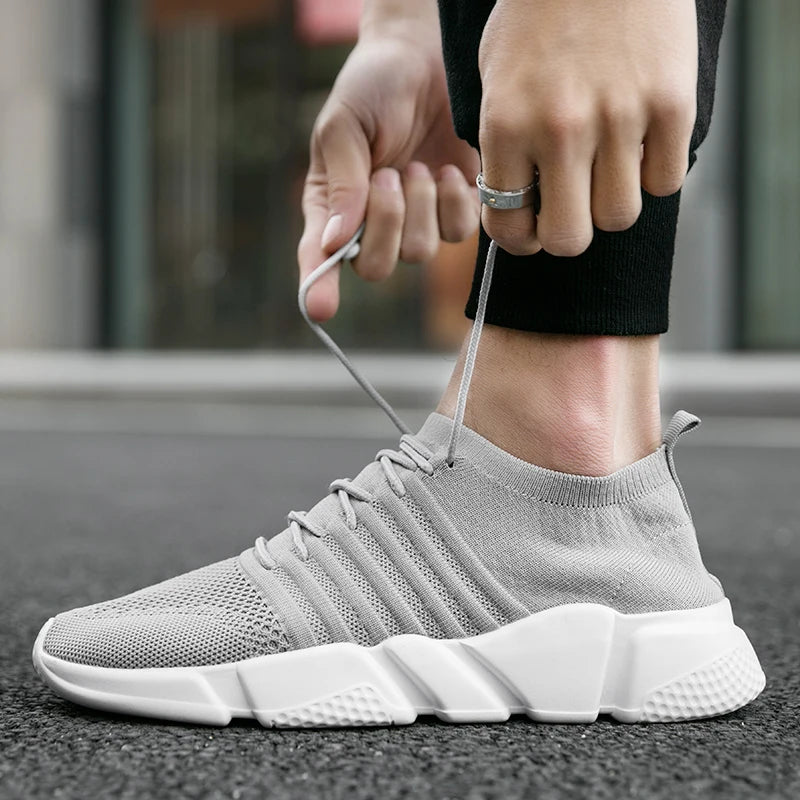 Mens Breathable Knit Performance Trainers Corvine