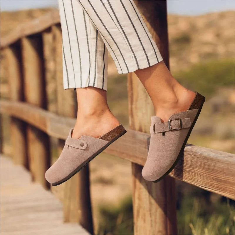 Unisex Cork Sole Casual Beach Clogs Corvine