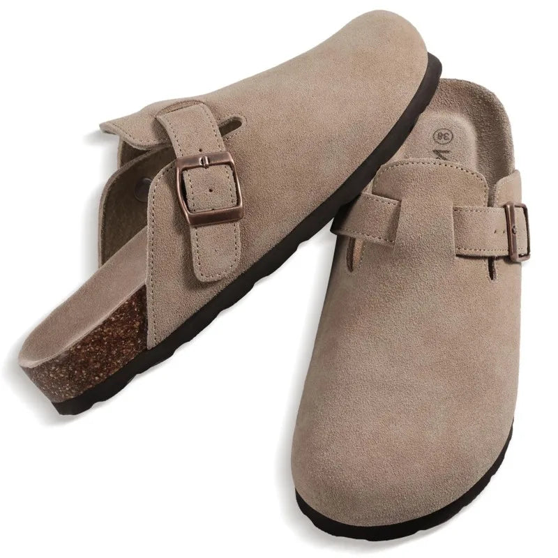 Unisex Cork Sole Casual Beach Clogs Corvine