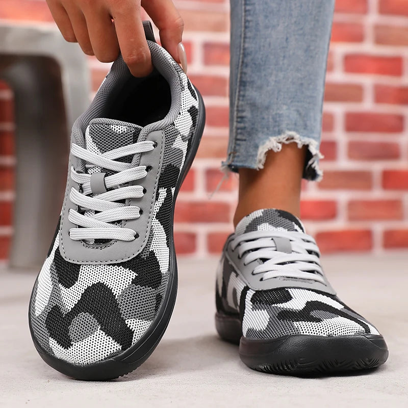 Women's Breathable Knit-Mesh Walking Shoes Corvine
