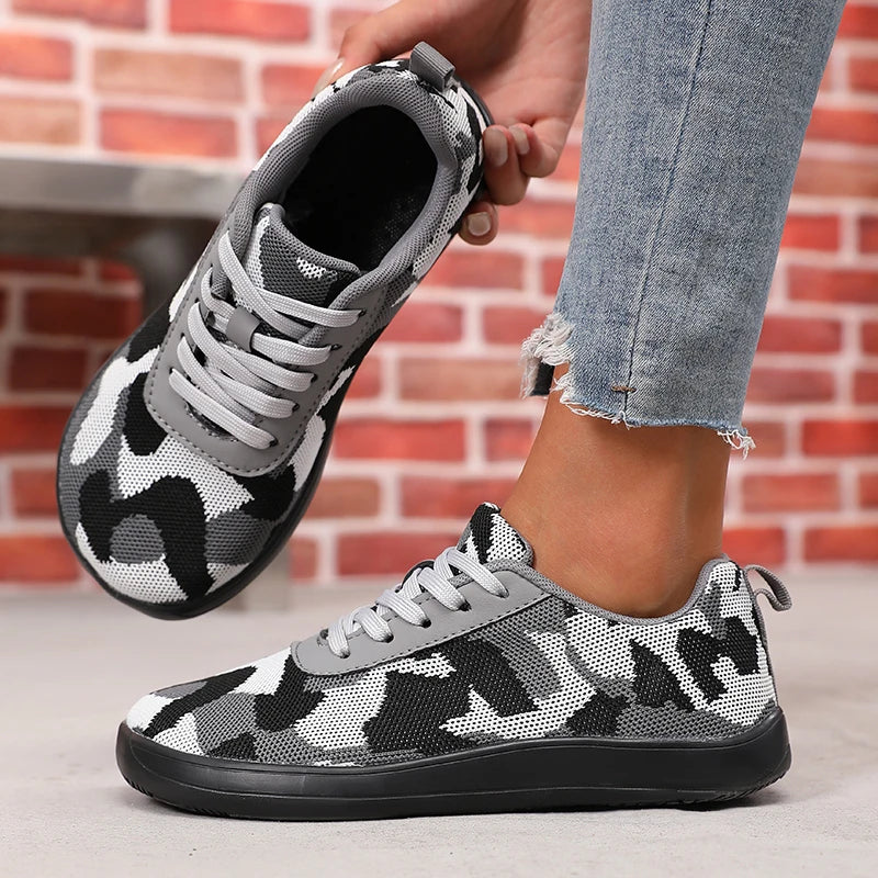 Women's Breathable Knit-Mesh Walking Shoes Corvine
