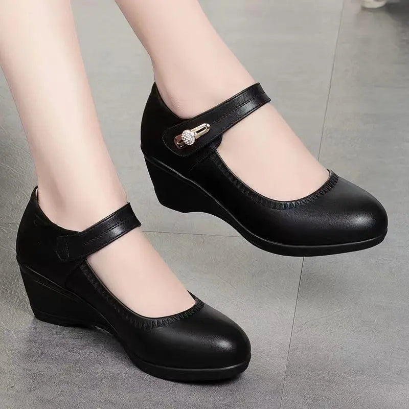 Women's Comfortable Mid-Heel Shoes Corvine