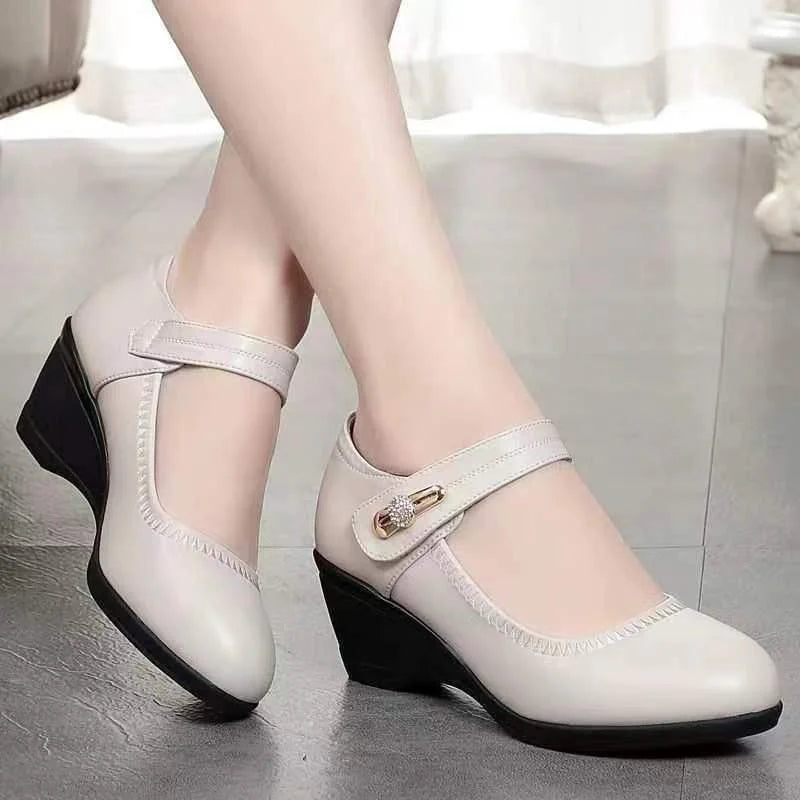 Women's Comfortable Mid-Heel Shoes Corvine