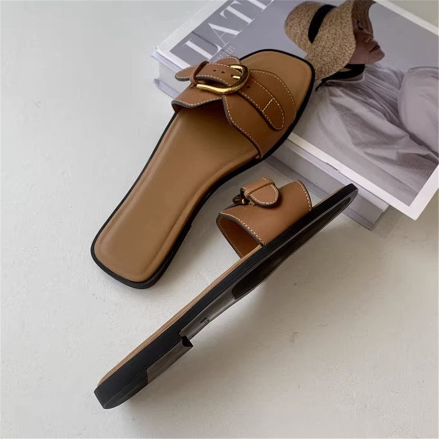 Women's Handcrafted Cushioned Footbed Slides Corvine