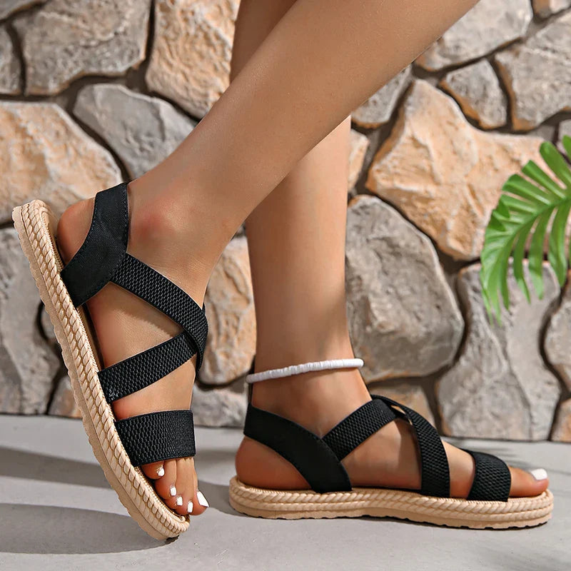 Women's Handwoven Textile Slip-On Sandals Corvine