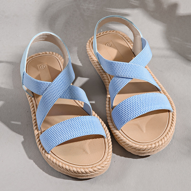 Women's Handwoven Textile Slip-On Sandals Corvine