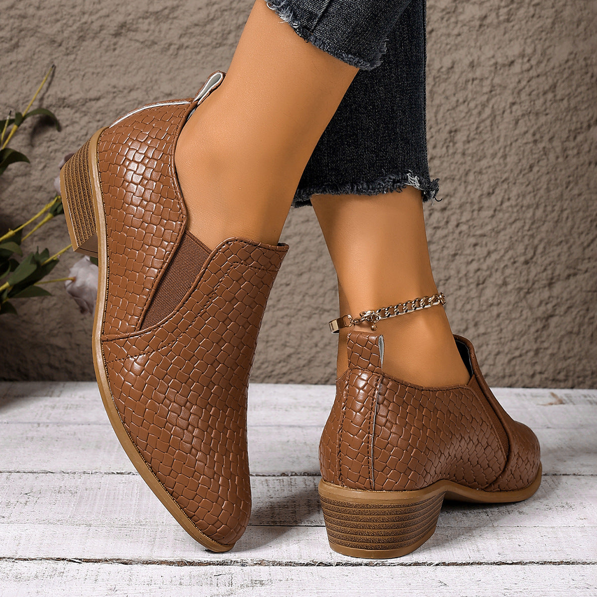 Women's Leather Ankle Boots Corvine
