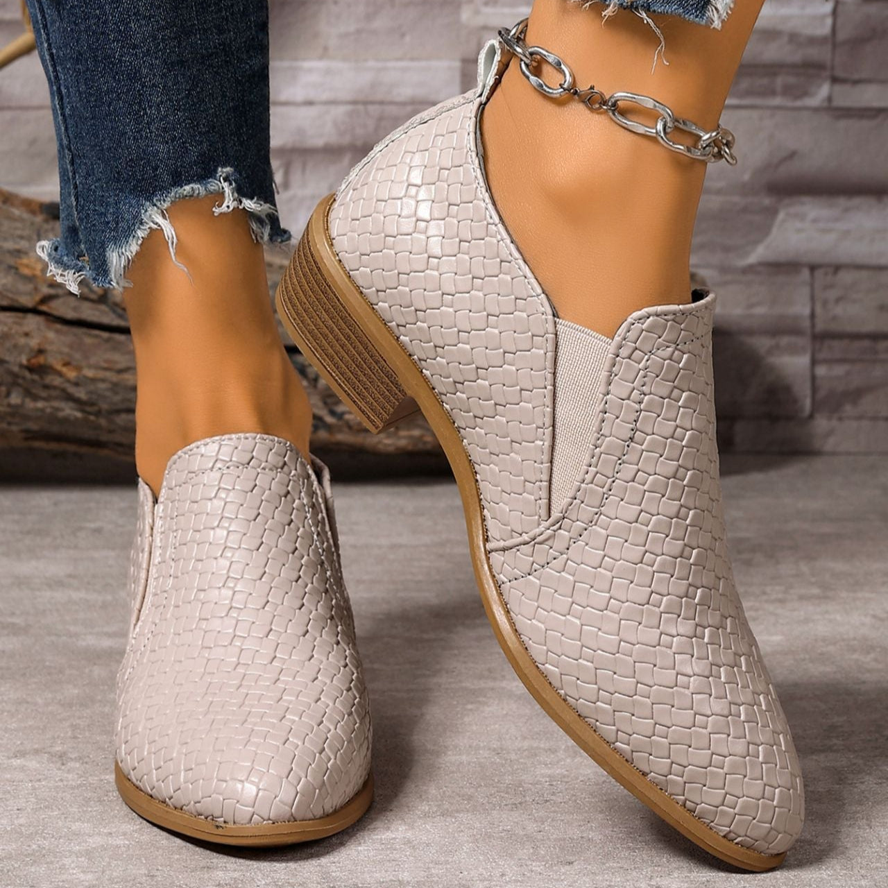 Women's Leather Ankle Boots Corvine