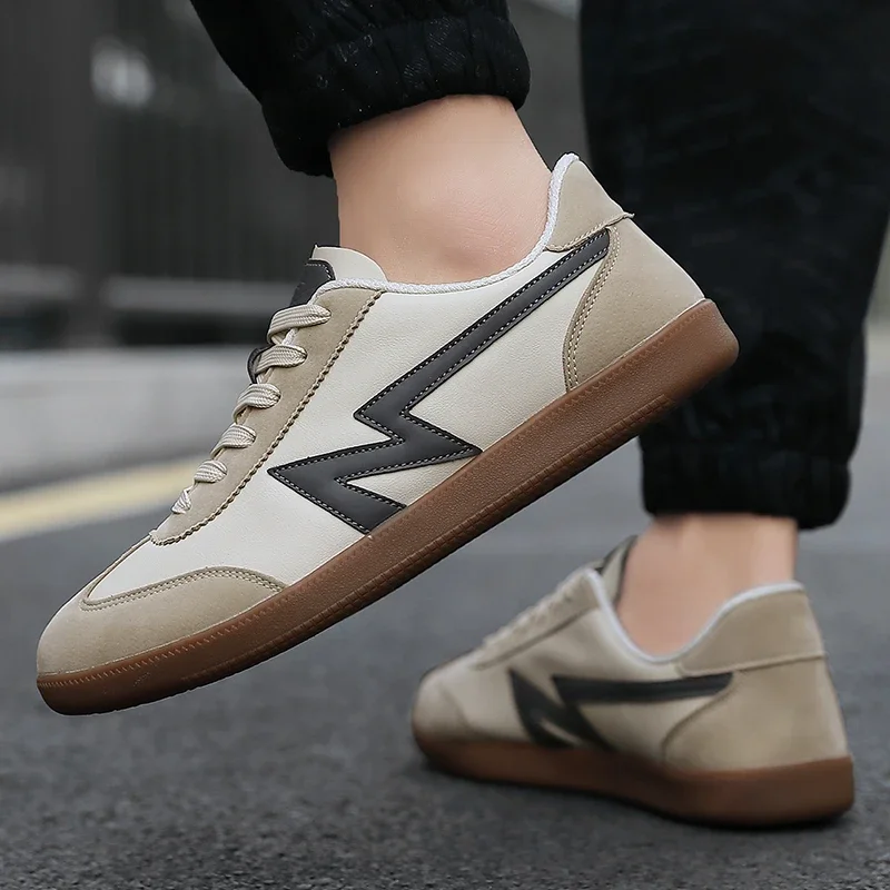 Women's Leather Suede Retro Trainers Corvine