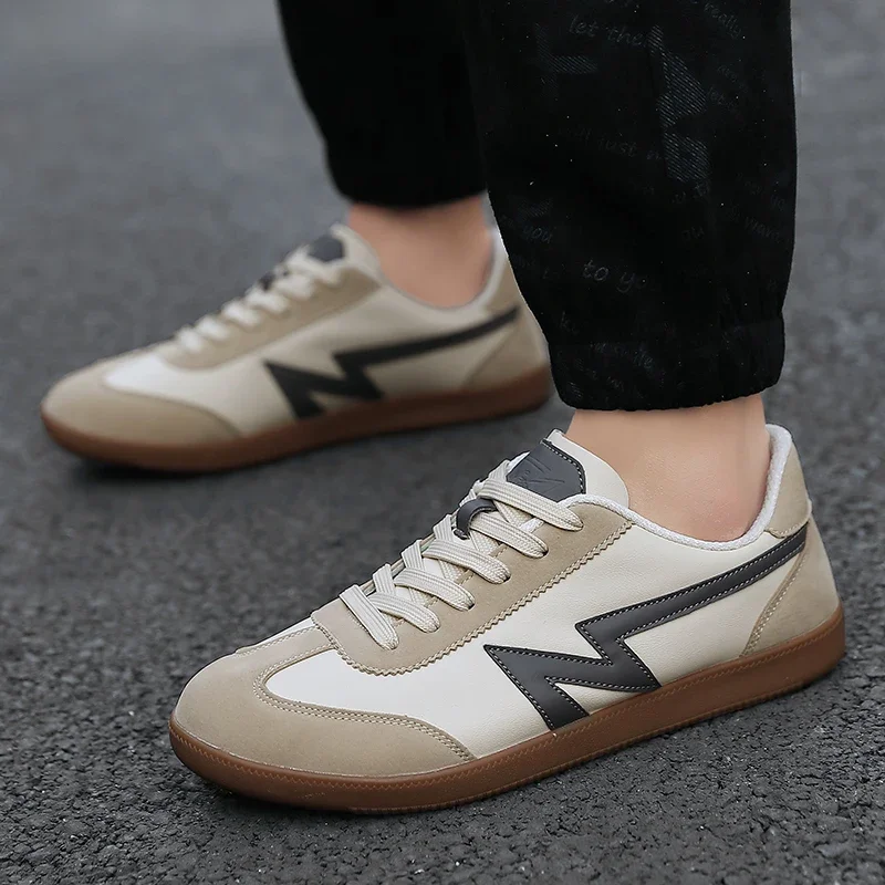 Women's Leather Suede Retro Trainers Corvine