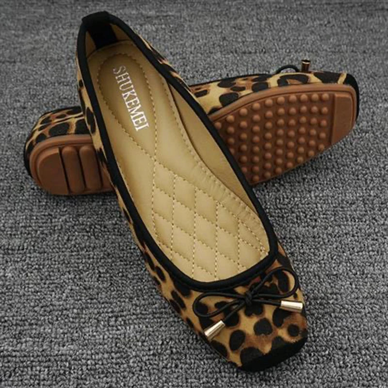 Women’s Leopard Print Ballet Flats Corvine
