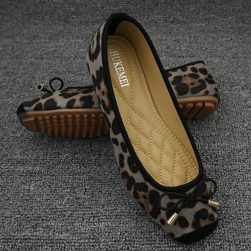 Women’s Leopard Print Ballet Flats Corvine