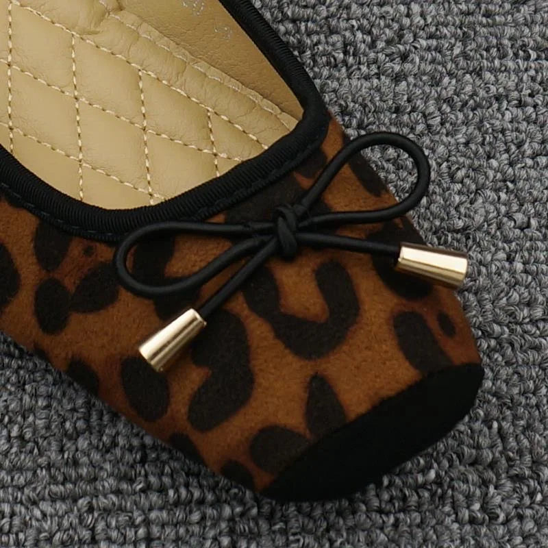 Women’s Leopard Print Ballet Flats Corvine