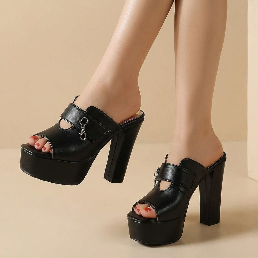 Women's Opulent Synthetic Platform Sandals Corvine
