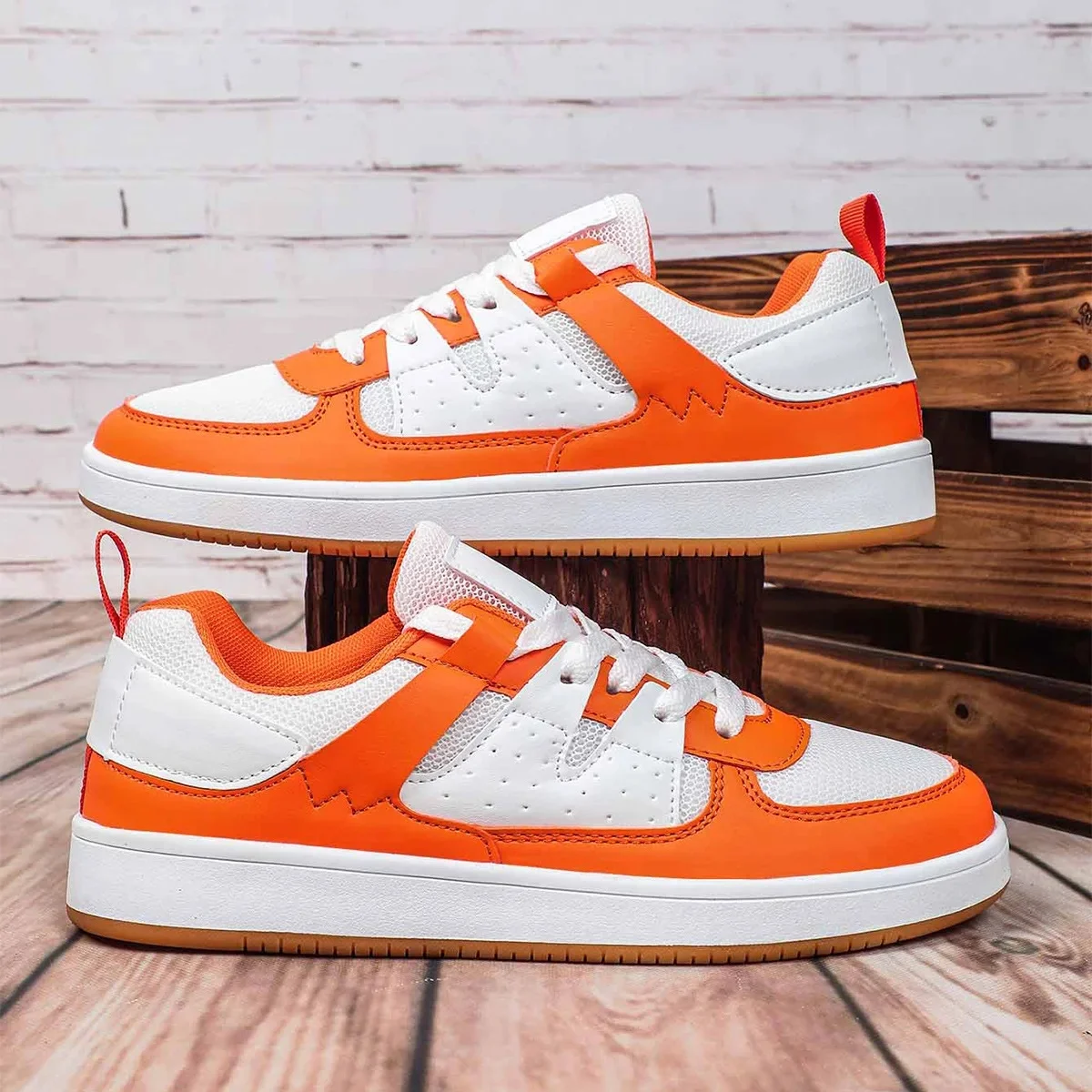 Women's Premium Leather Retro Trainers Corvine