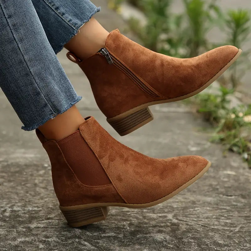 Women's Premium Suede Chelsea Boots Corvine