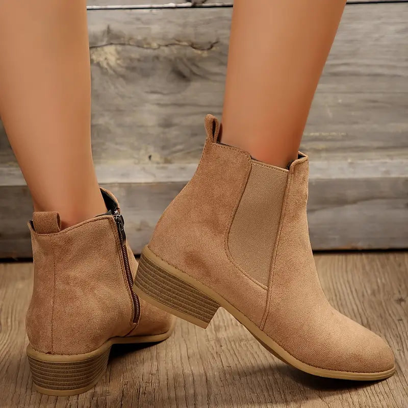 Women's Premium Suede Chelsea Boots Corvine