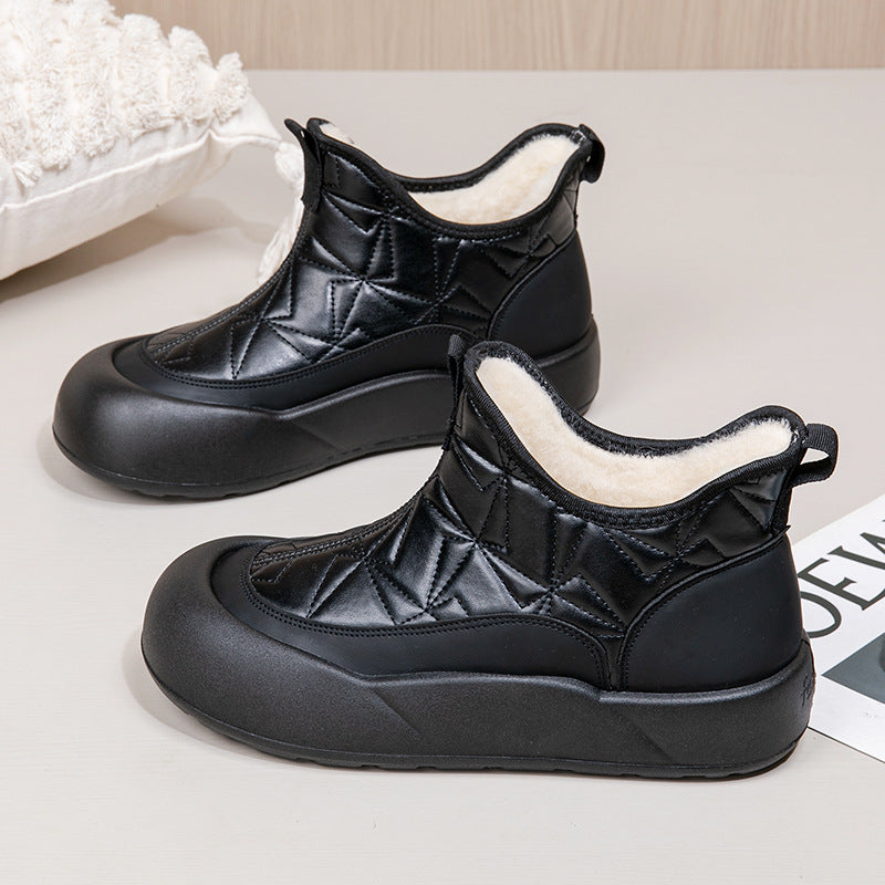 Women's Quilted Plush Lined Slip-On Boots Corvine