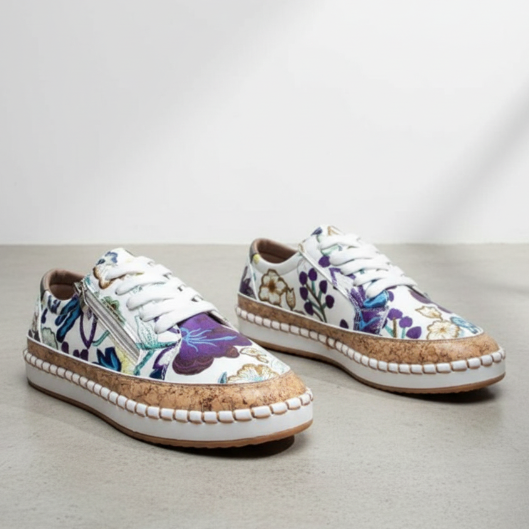 Women's Soft Lining Zip Slip On Sneakers Corvine
