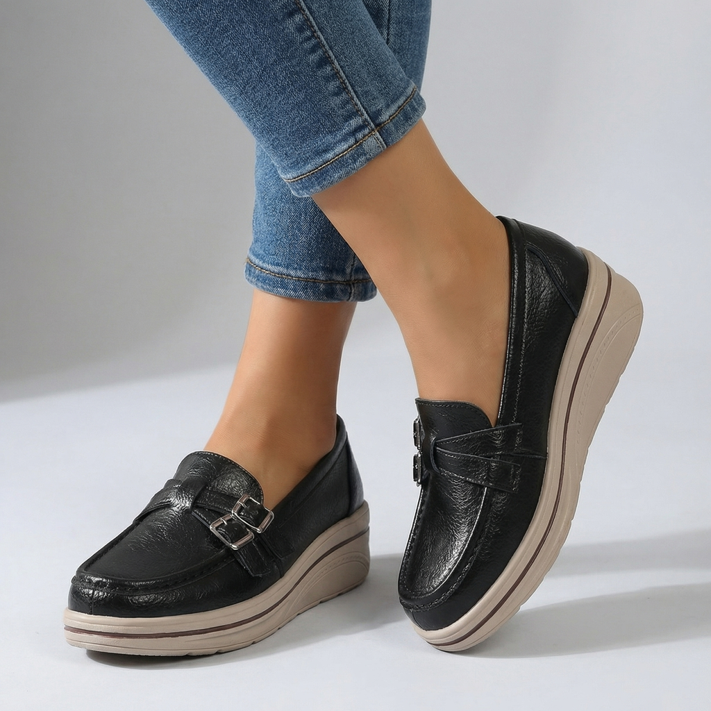 Women's Softly Textured Slip-On Loafers Corvine