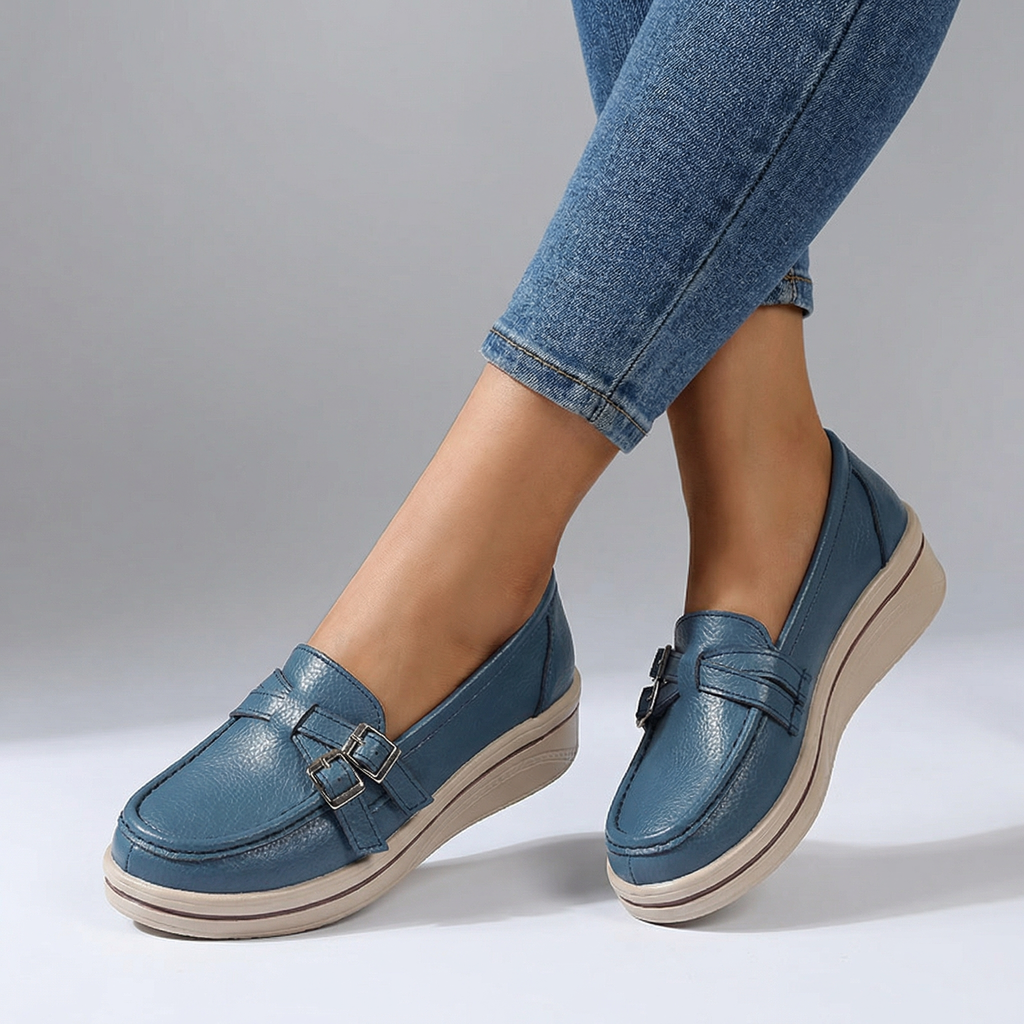 Women's Softly Textured Slip-On Loafers Corvine