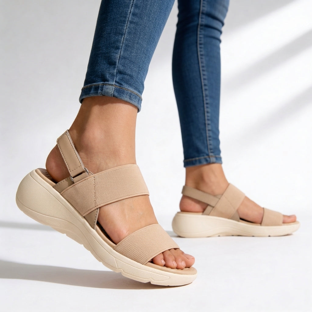 Women's Synthetic Adjustable Platform Sandals Corvine